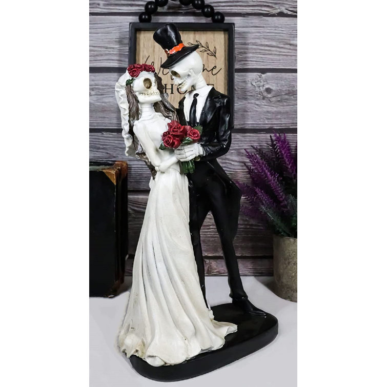 Design Toscano Day Of The Dead Skeleton Bride And Groom Statue